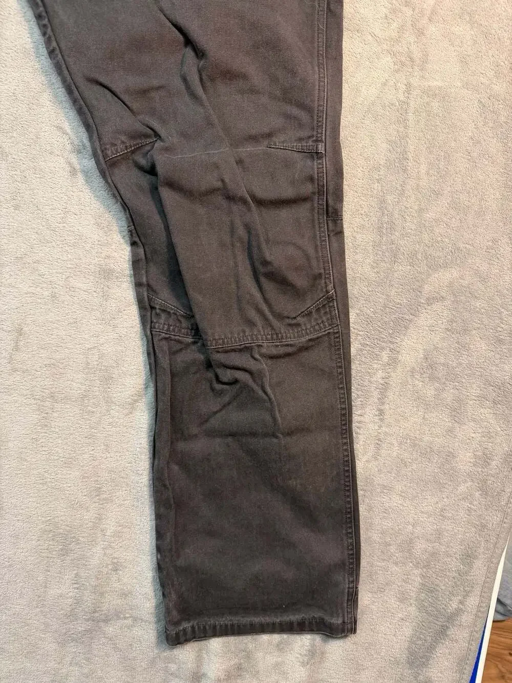 Kuhl Men's Charcoal Grey Vintage Patina Dye Canvas Hiking Work Pants 36x34